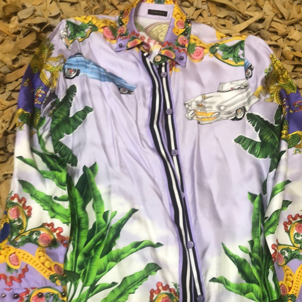 Versace silk shirt